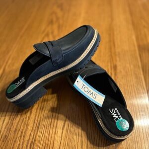 TOMS Women's Black Cara Mule with Cream Sole